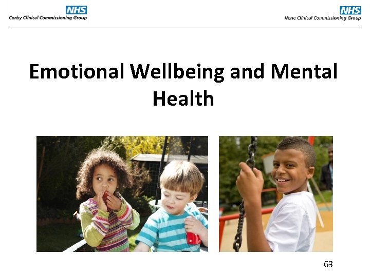 Emotional Wellbeing and Mental Health 63 