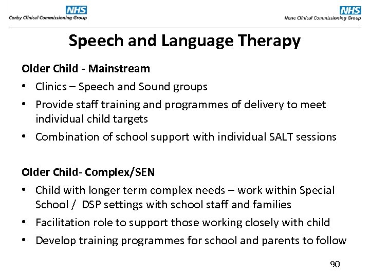 Speech and Language Therapy Older Child - Mainstream • Clinics – Speech and Sound
