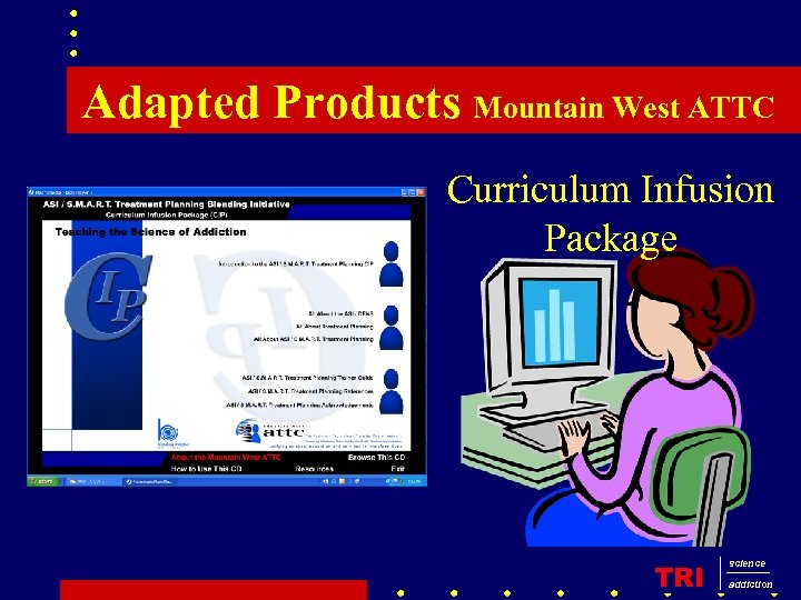 Adapted Products Mountain West ATTC Curriculum Infusion Package TRI science addiction 