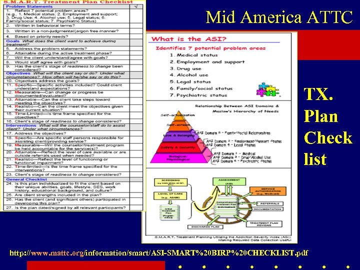 Mid America ATTC TX. Plan Check list http: //www. mattc. org/information/smart/ASI-SMART%20 BIRP%20 CHECKLIST. pdf