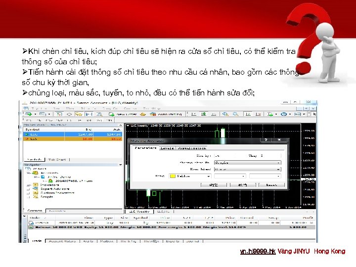 ØKhi chèn chỉ tiêu, kích đúp chỉ tiêu sẽ hiện ra cửa sổ chỉ