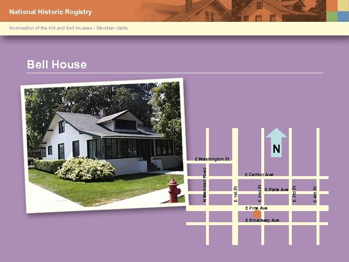 National Historic Registry Nomination of the Hill and Bell Houses • Meridian Idaho Bell