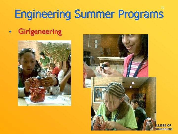 50 Engineering Summer Programs • Girlgeneering 