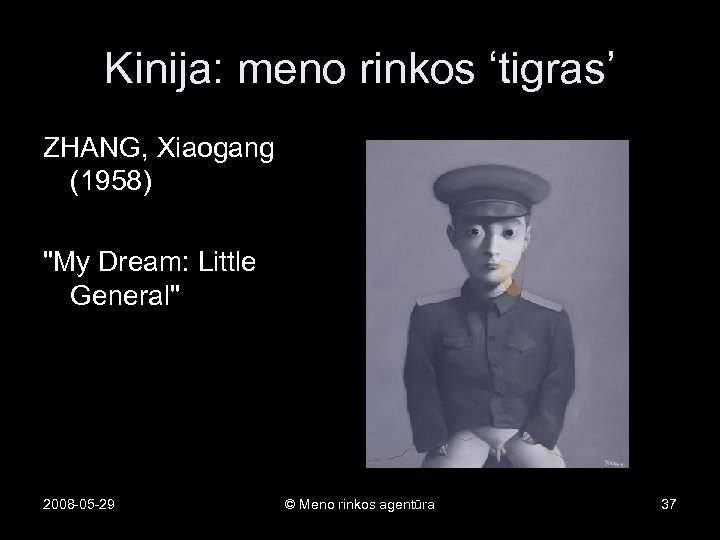 Kinija: meno rinkos ‘tigras’ ZHANG, Xiaogang (1958) 