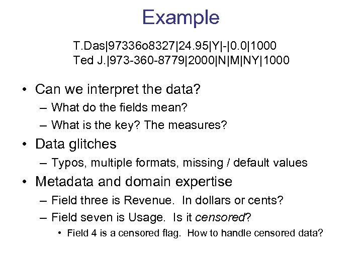 Data Quality and Data Cleaning An Overview Theodore