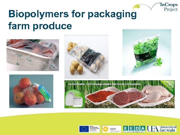 Biopolymers for packaging farm produce 