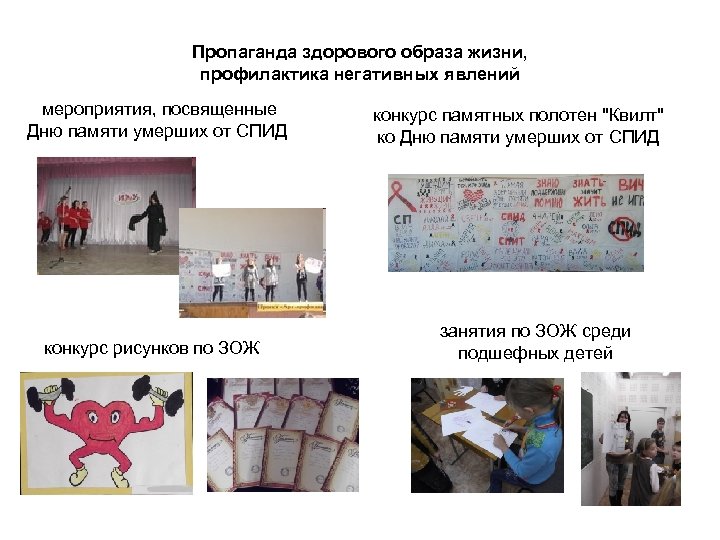 Пропаганда здорового образа жизни, профилактика негативных явлений мероприятия, посвященные Дню памяти умерших от СПИД