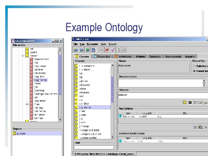 Example Ontology 