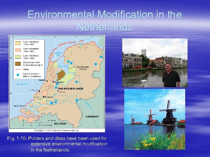 Environmental Modification in the Netherlands Fig. 1 -15: Polders and dikes have been used