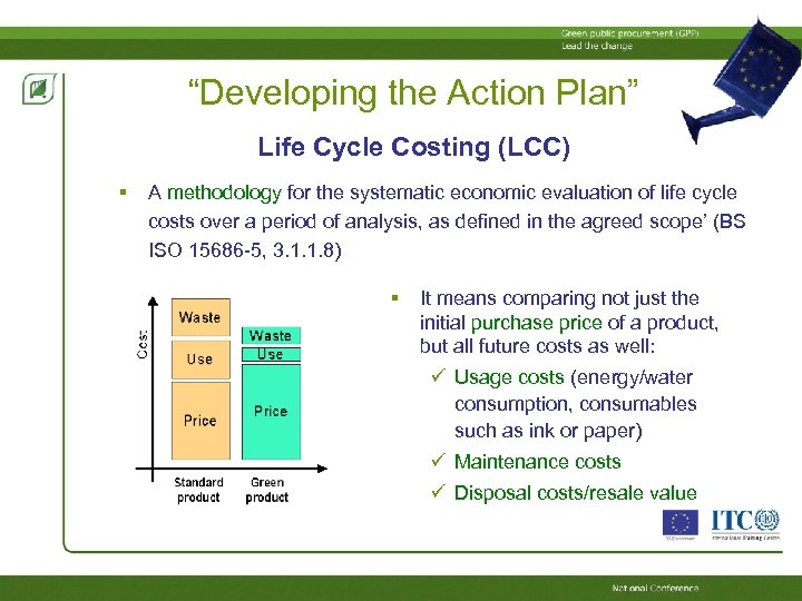 “Developing the Action Plan” Life Cycle Costing (LCC) A methodology for the systematic economic