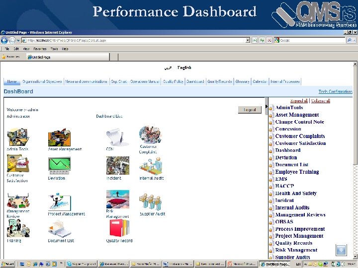 Performance Dashboard 