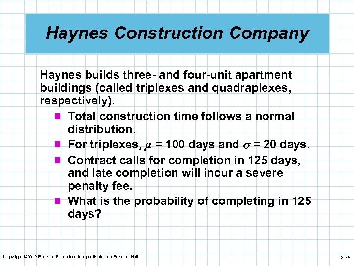 Haynes Construction Company Haynes builds three- and four-unit apartment buildings (called triplexes and quadraplexes,