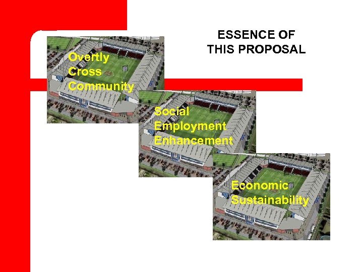Overtly Cross Community ESSENCE OF THIS PROPOSAL Social Employment Enhancement Economic Sustainability 