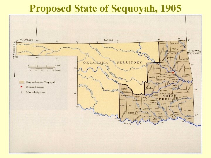 Proposed State of Sequoyah, 1905 