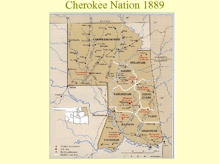 Cherokee Nation 1889 