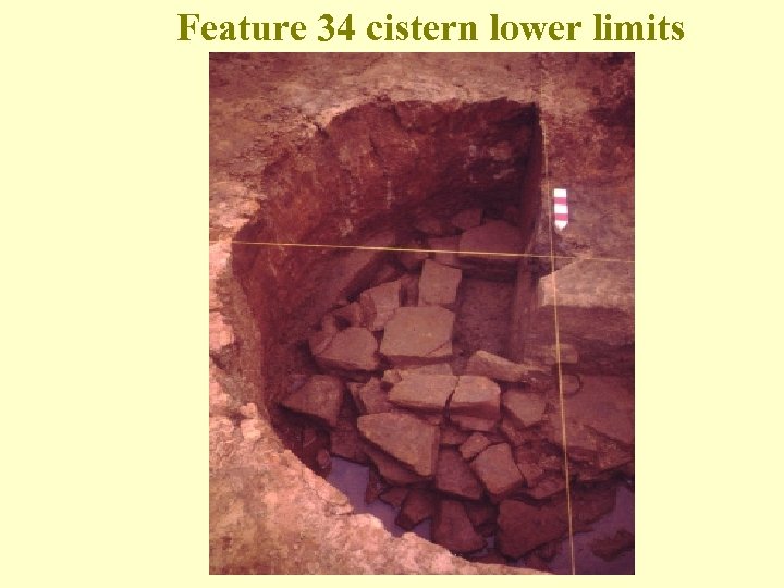 Feature 34 cistern lower limits 
