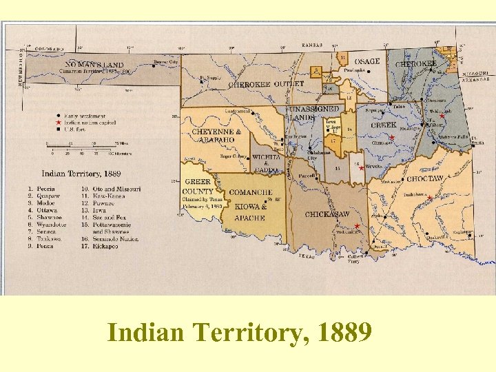 Indian Territory, 1889 