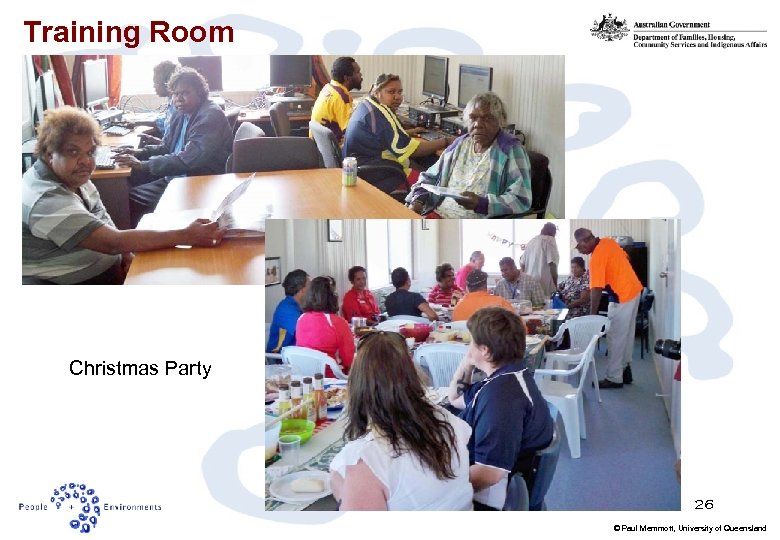 Training Room Christmas Party 26 © Paul Memmott, University of Queensland 