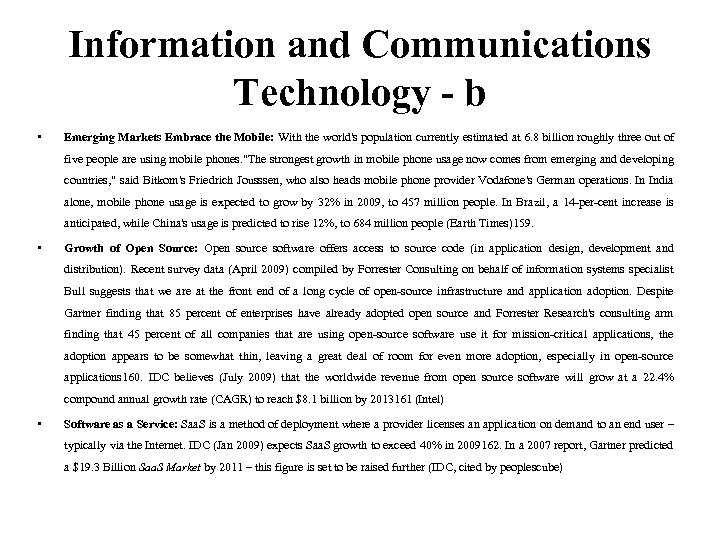 Information and Communications Technology - b • Emerging Markets Embrace the Mobile: With the