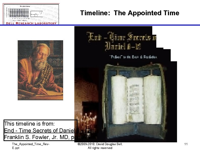 Timeline: The Appointed Time This timeline is from: End - Time Secrets of Daniel