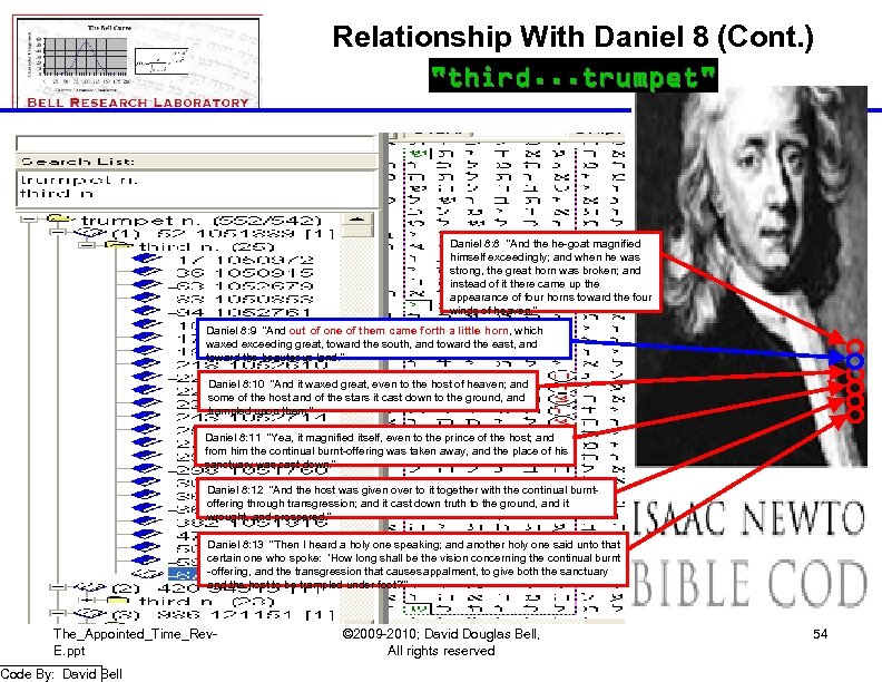 Relationship With Daniel 8 (Cont. ) "third. . . trumpet" Daniel 8: 8 "And