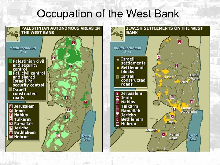 Occupation of the West Bank 