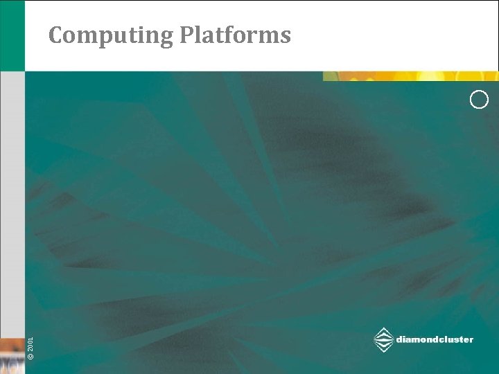 © 2001 Computing Platforms 