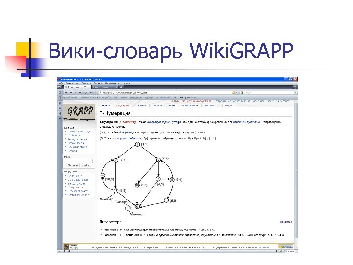 Вики-словарь Wiki. GRAPP 