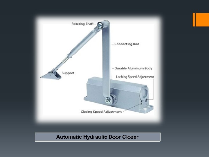 Automatic Hydraulic Door Closer 