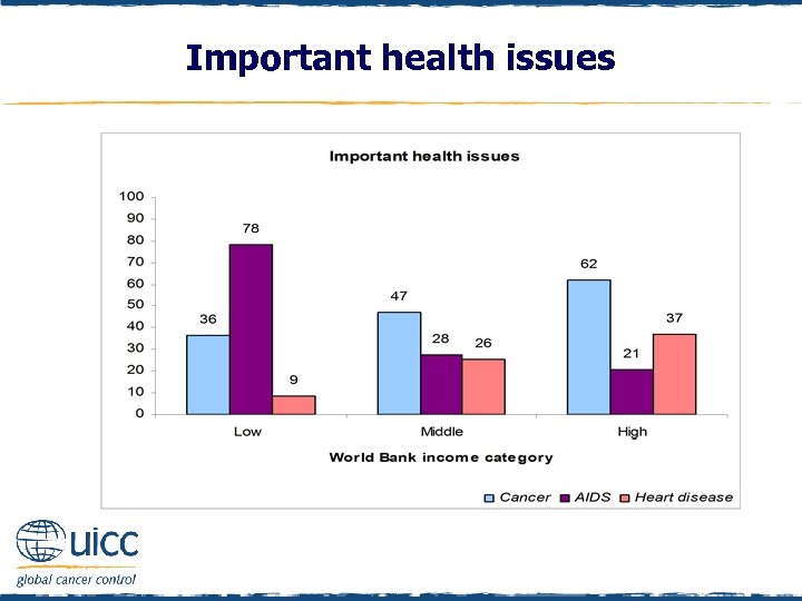 Important health issues 