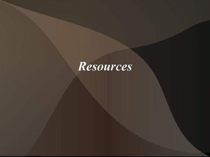 Resources 