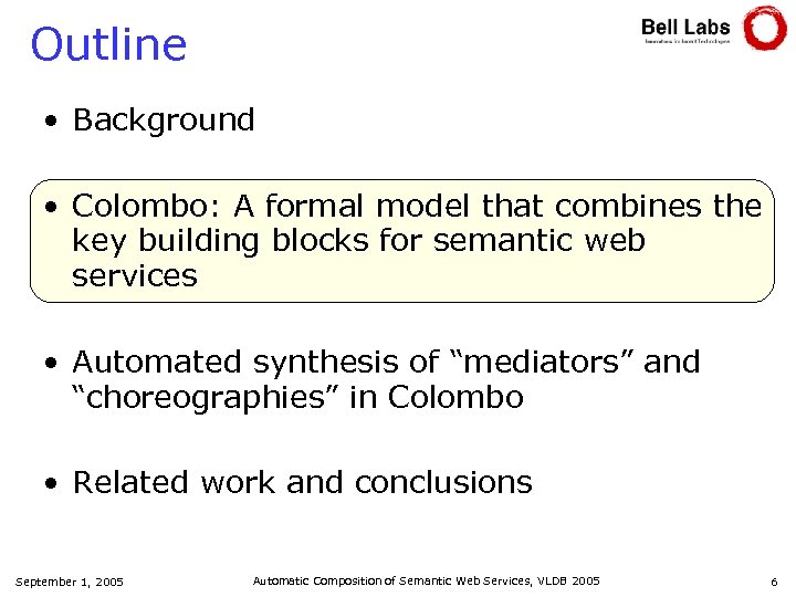 Outline • Background • Colombo: A formal model that combines the key building blocks