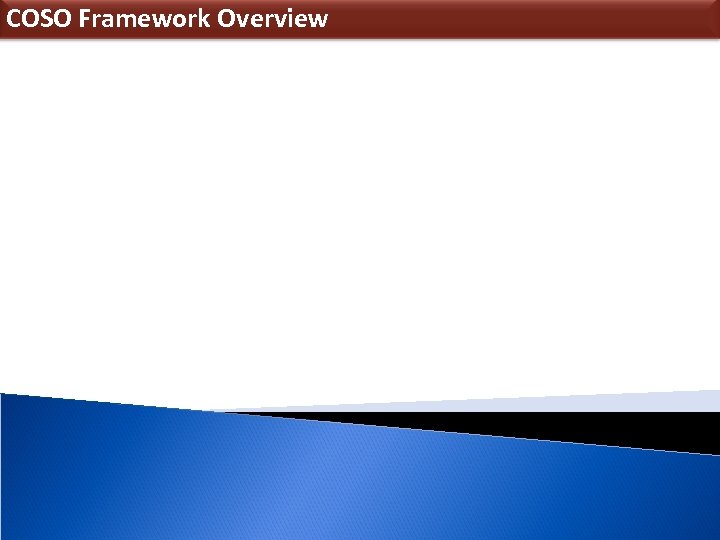 COSO Framework Overview 