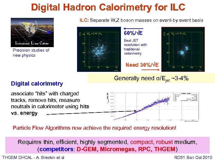 Digital Hadron Calorimetry for ILC: Separate W, Z boson masses on event-by event basis