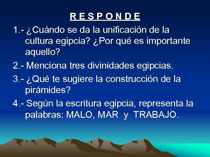 R E S P O N D E 1. - ¿Cuándo se da la