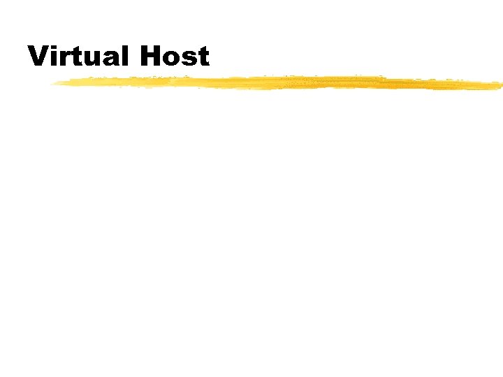 Virtual Host 