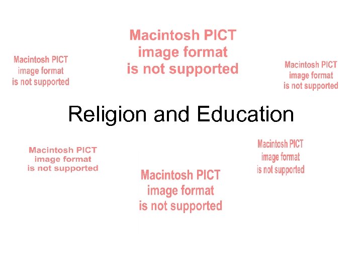Religion and Education 