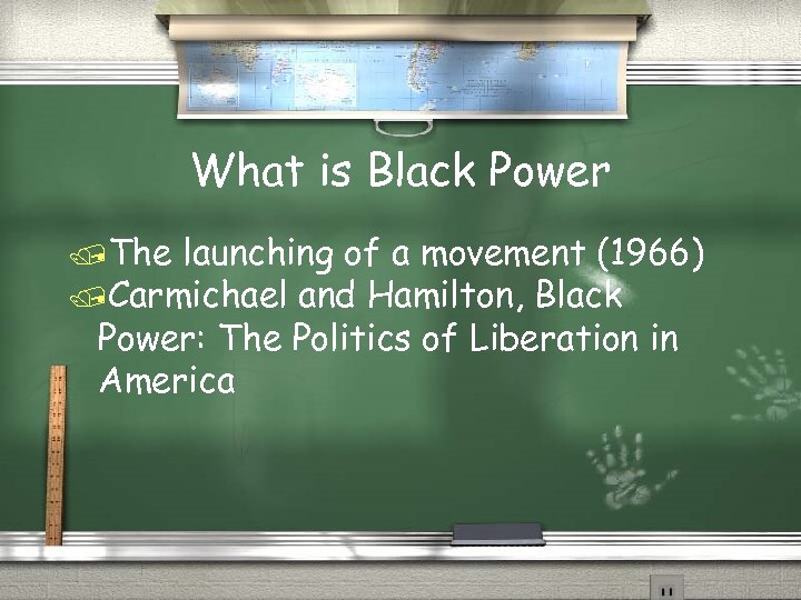 What is Black Power /The launching of a movement (1966) /Carmichael and Hamilton, Black