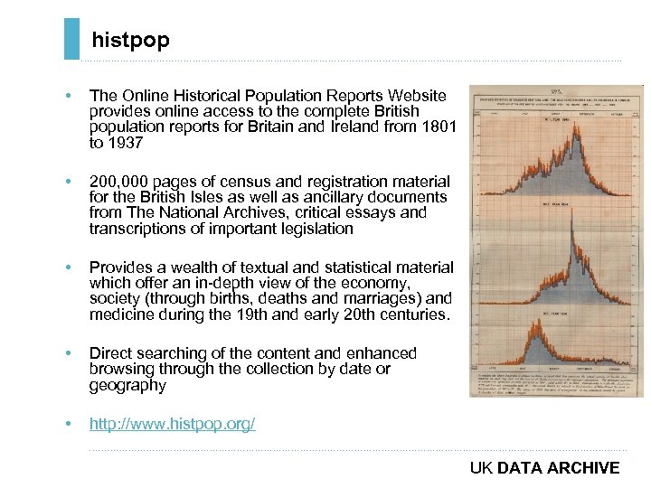 histpop ………………………………………………………………. . • The Online Historical Population Reports Website provides online access to