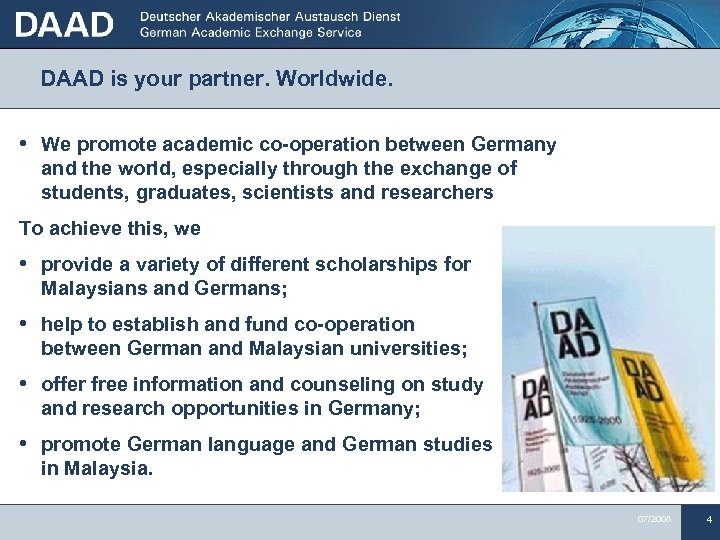 The German Research Landscape and Exchange with Malaysia