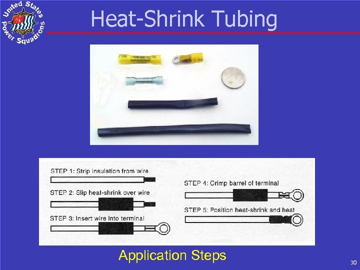 Heat-Shrink Tubing Application Steps 30 