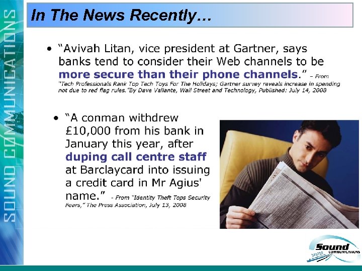 In The News Recently… 