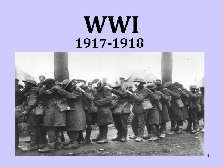 WWI 1917 -1918 1 