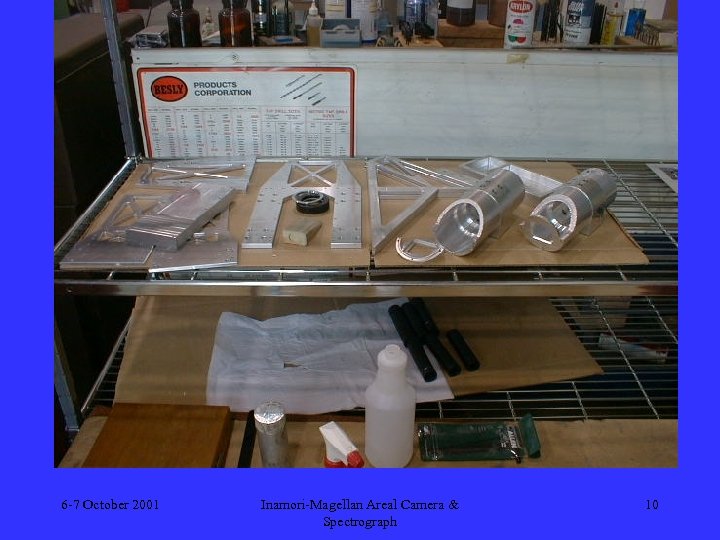 6 -7 October 2001 Inamori-Magellan Areal Camera & Spectrograph 10 