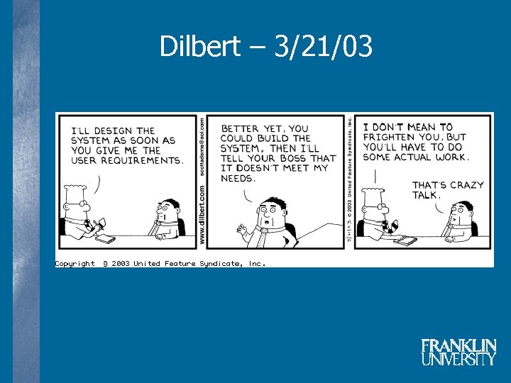 Dilbert – 3/21/03 