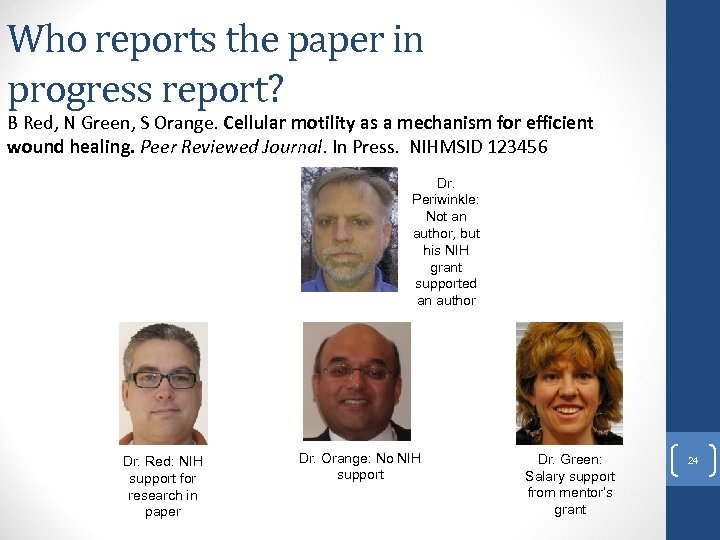 Who reports the paper in progress report? B Red, N Green, S Orange. Cellular