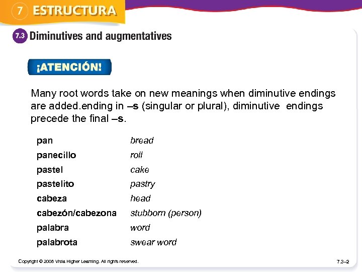 Many root words take on new meanings when diminutive endings are added. ending in