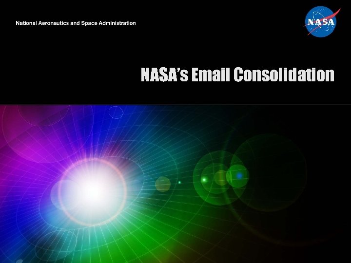 NASA’s Email Consolidation 