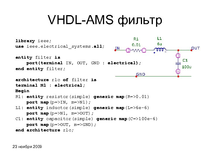 Иерархия проекта vhdl