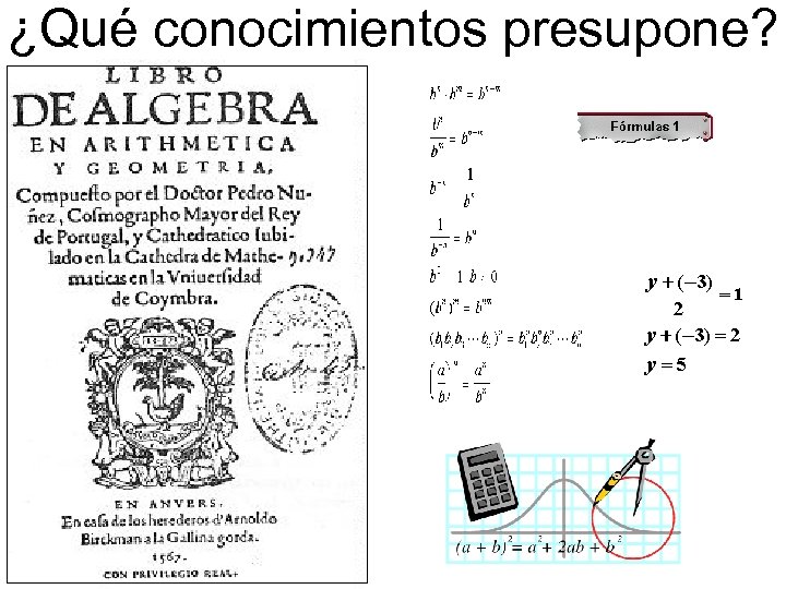 ¿Qué conocimientos presupone? 